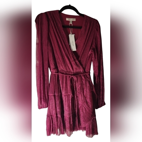 Ever New Fushia Rose Petite Plisse Skater Dress - Picture 6 of 12